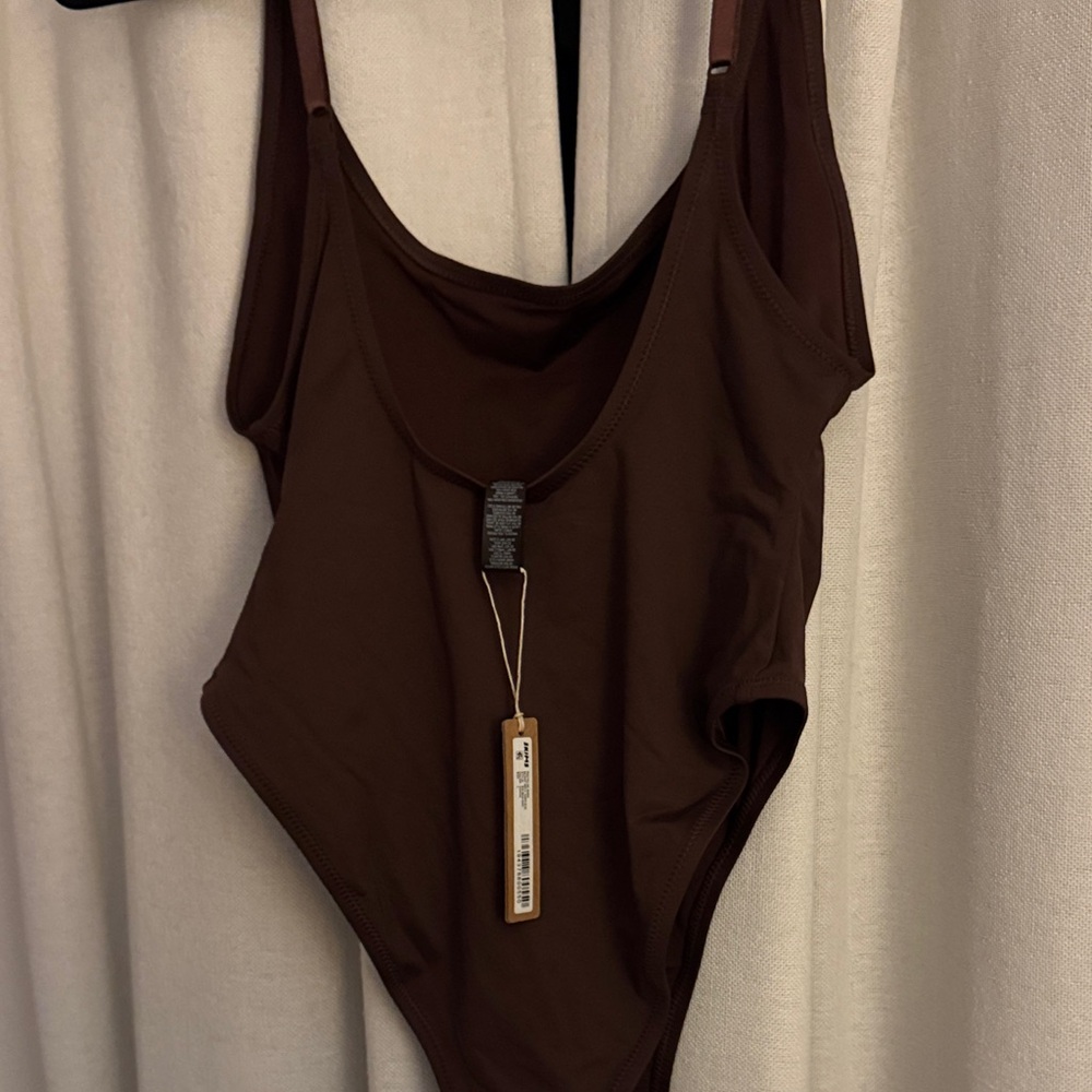 Skims Brown One-Piece Swimsuit - Picture 4 of 4